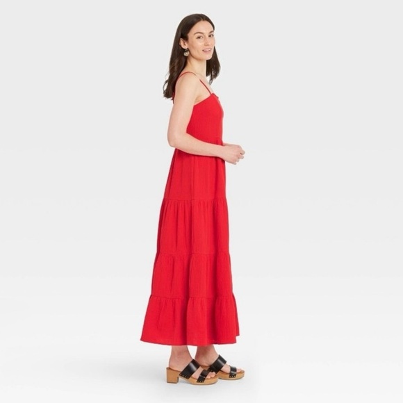 Knox Rose Sleeveless Red Maxi Dress – Size M (NWT!) - Picture 3 of 5